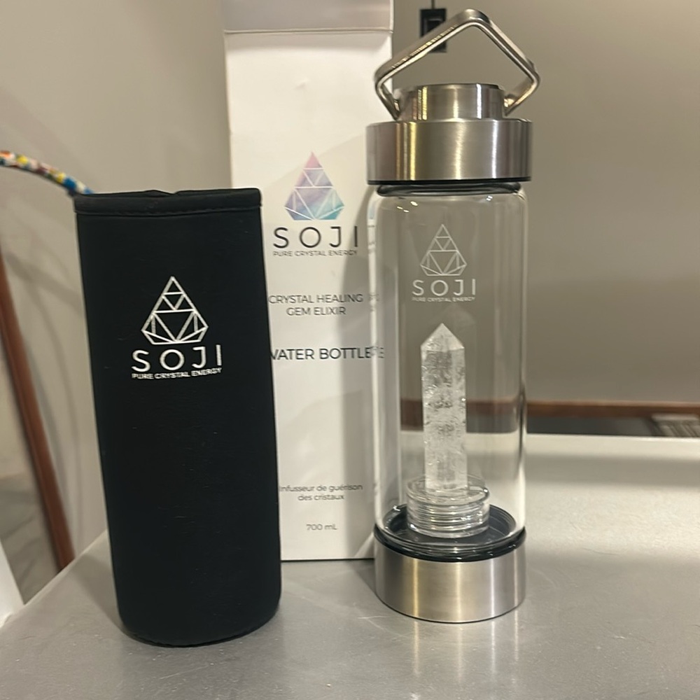 SOJI pure crystal energy elixir water bottle